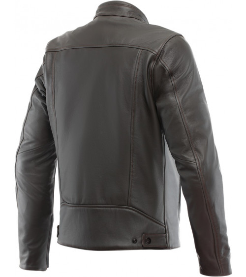 Dainese Fulcro Dark Brown Leather Jacket