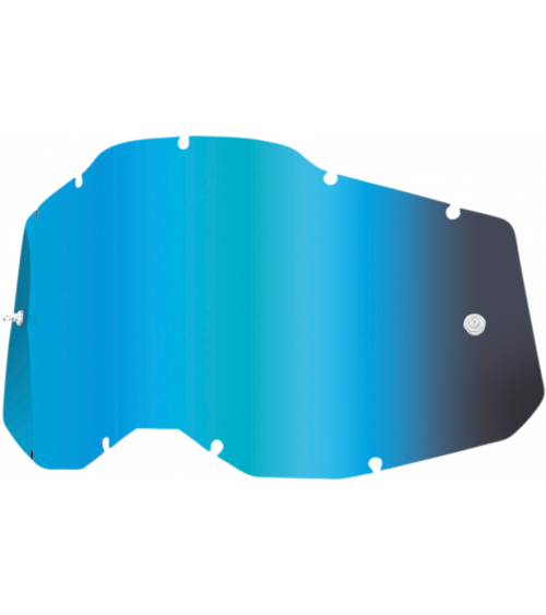 100% Accuri 2 / Racecraft 2 / Strata 2 Iridium Blue Goggle Lens