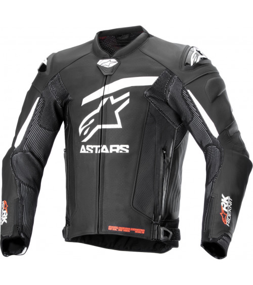 Alpinestars GP Plus R V4 Rideknit Black / White Leather Jacket