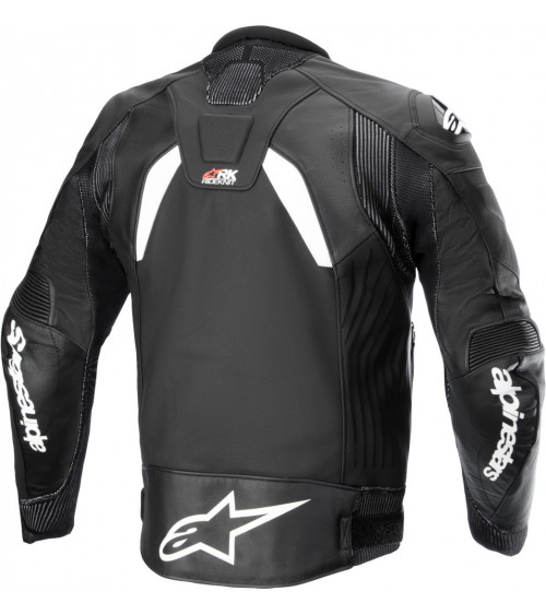 Alpinestars GP Plus R V4 Rideknit Black / White Leather Jacket