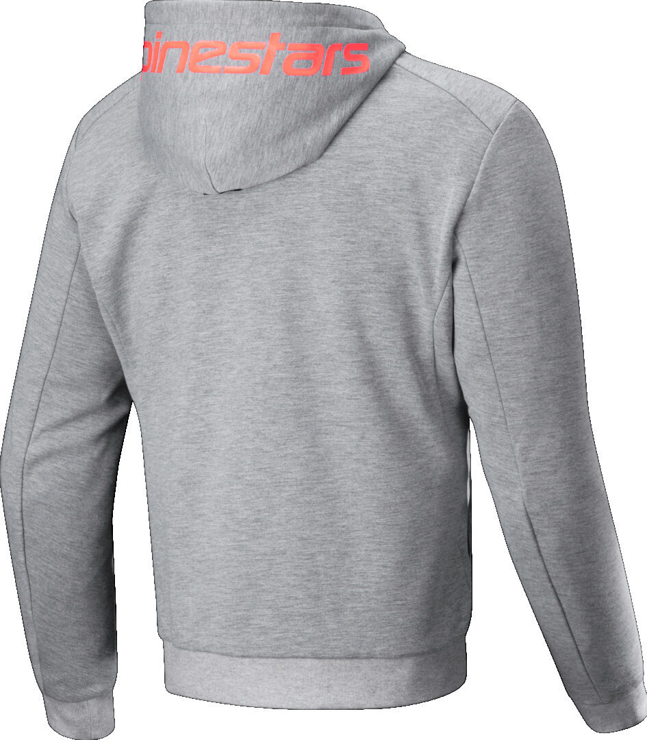 Alpinestars Chrome V2 Sport Gray Heather / Red Fluo Hoodie