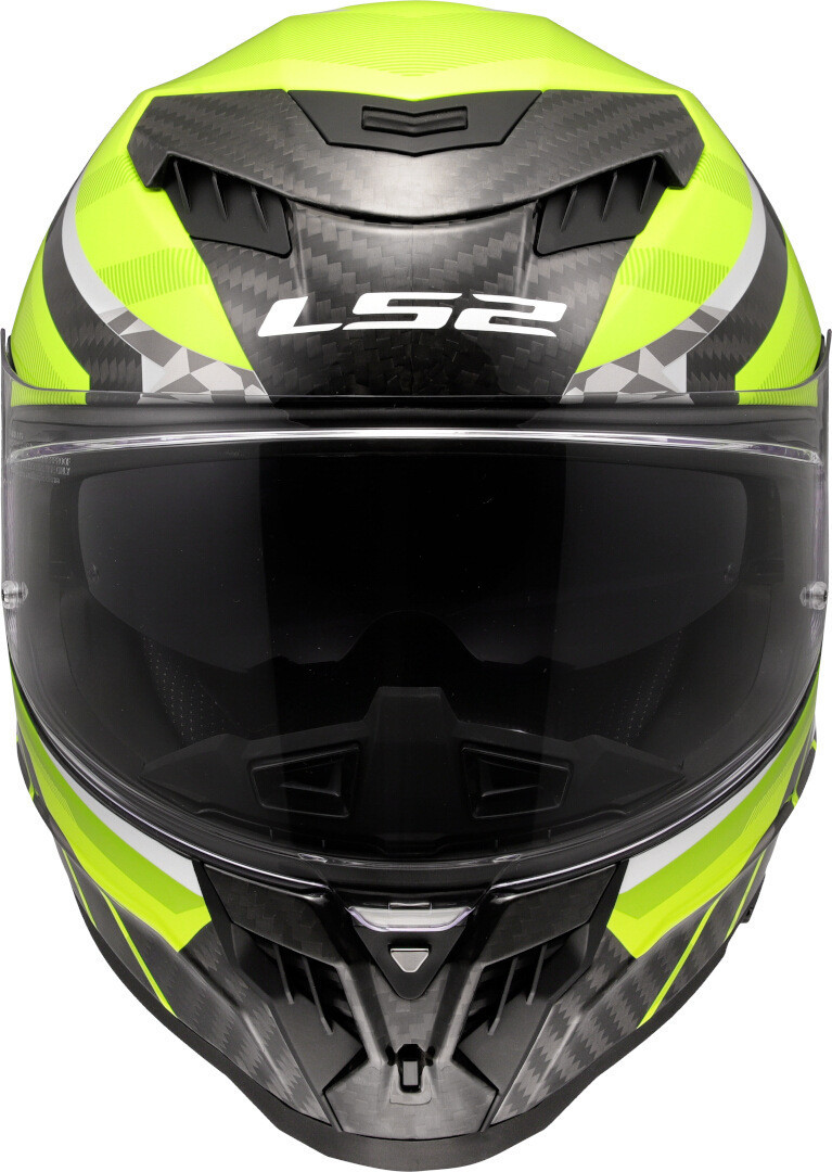 LS2 FF807 Dragon Trax Gloss H-V Yellow