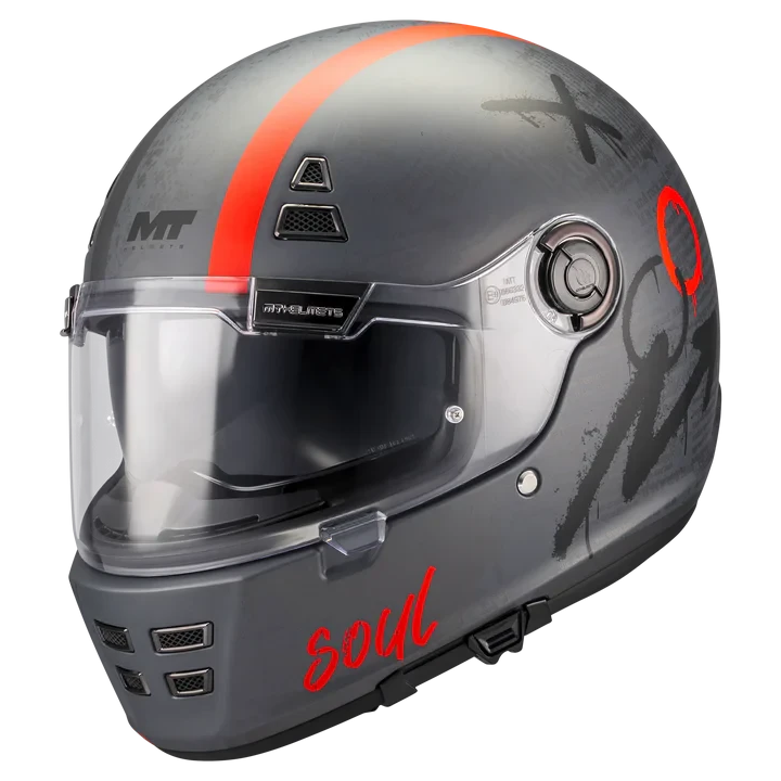 MT HELMETS JARAMA SV / PAPERCUT C15 MATT