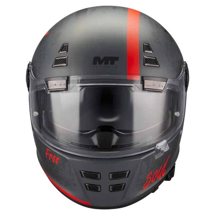 MT HELMETS JARAMA SV / PAPERCUT C15 MATT