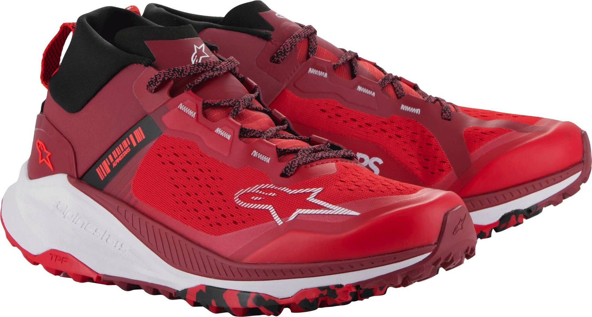 Alpinestars Meta XR V2 Bright Red / Dark Red / White Shoes
