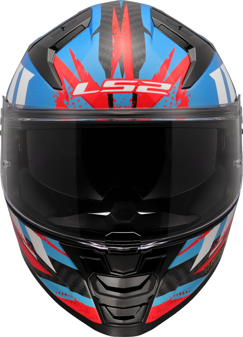 LS2 FF811 Vector 2 Carbon Tantic Gloss Red Blue