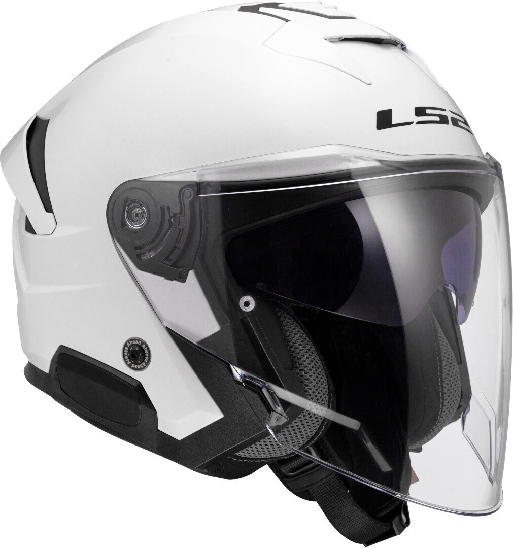 LS2 OF618 Verso II Solid White Gloss