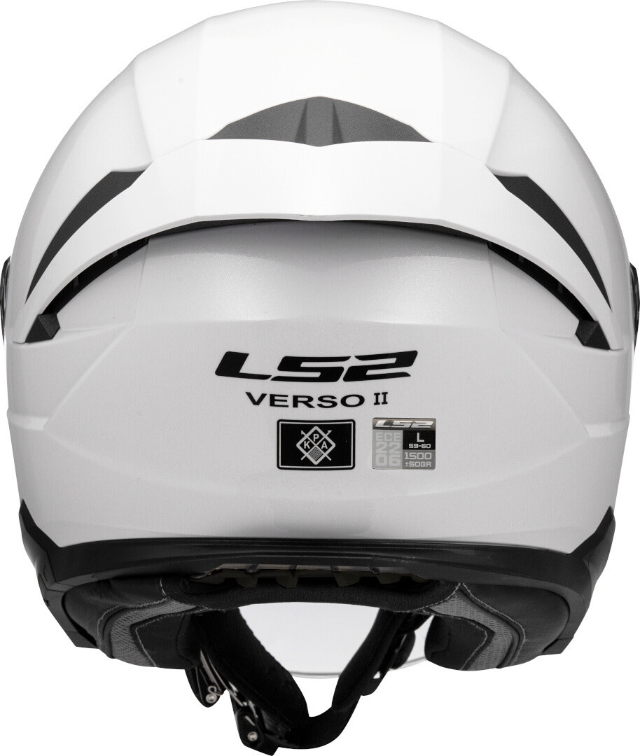 LS2 OF618 Verso II Solid White Gloss