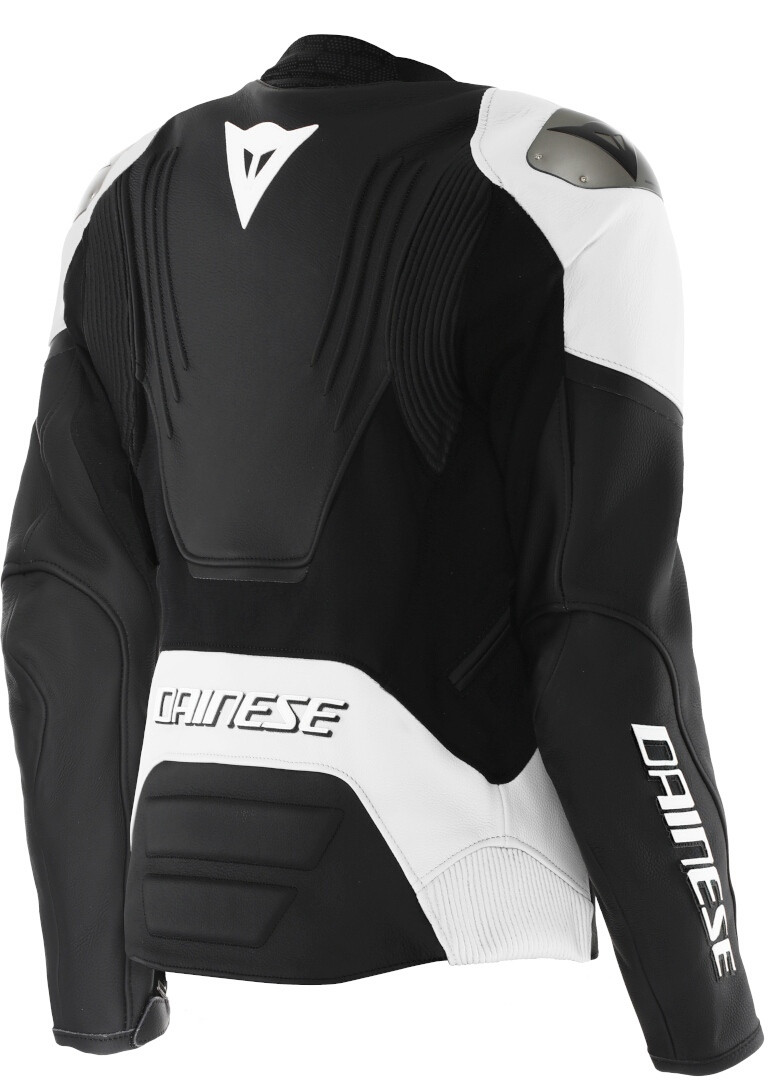 Dainese Racing 5 Black / White Lady Leather Jacket