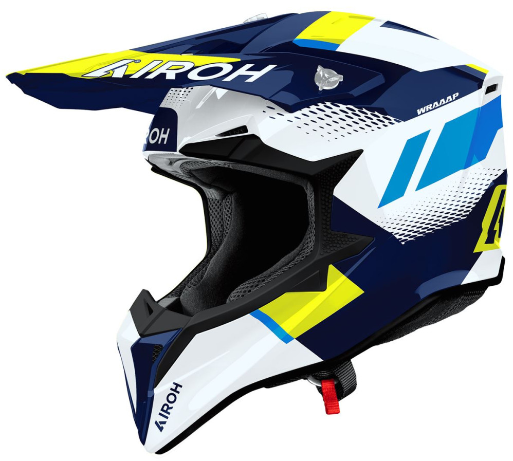 AIROH WRAAAP VISION YELLOW / BLUE GLOSS