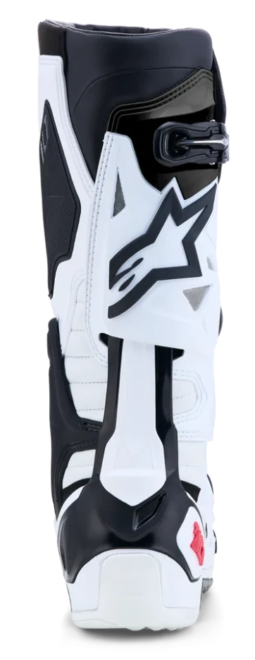 ALPINESTARS TECH 10 WHITE / BLACK / BRIGHT RED BOOTS