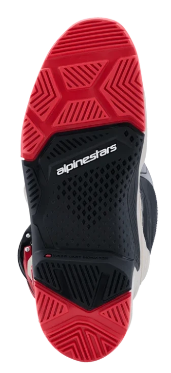 ALPINESTARS TECH 7 ENDURO BLACK / LIGHT GRAY / BRIGHT RED BOOTS