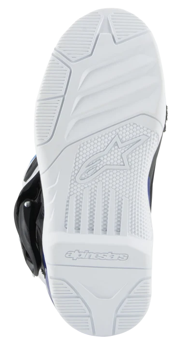 ALPINESTARS KIDS TECH 3S WHITE / BLACK / ENAMEL BLUE BOOTS