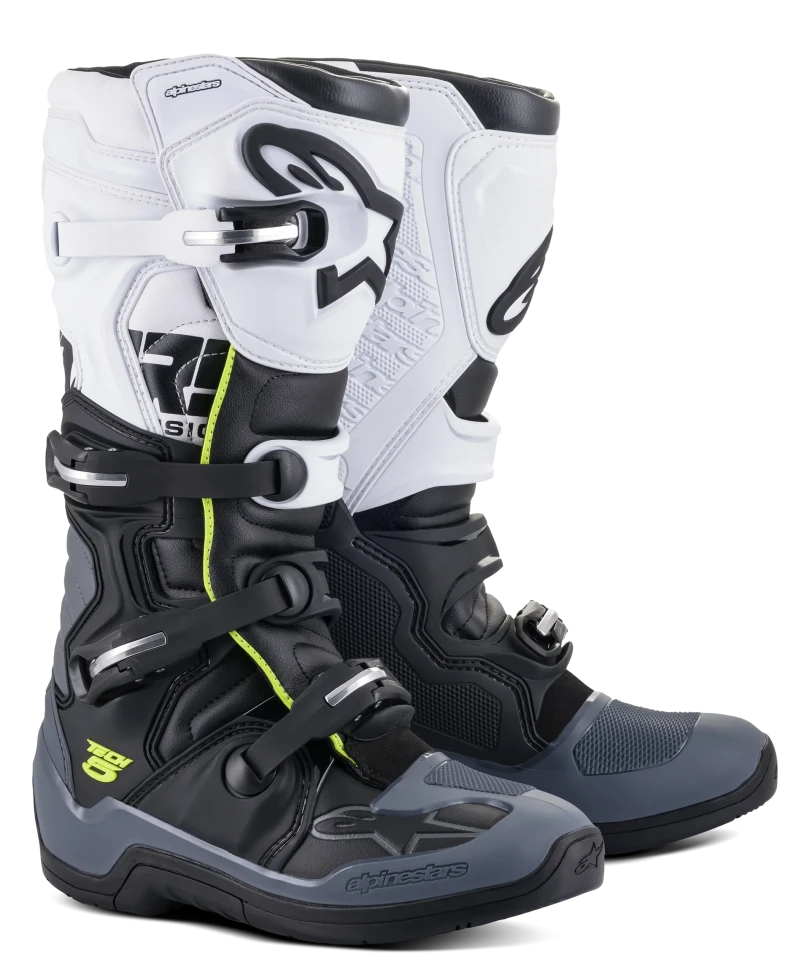 ALPINESTARS TECH 5 BLACK / DRAK GRAY / WHITE BOOTS
