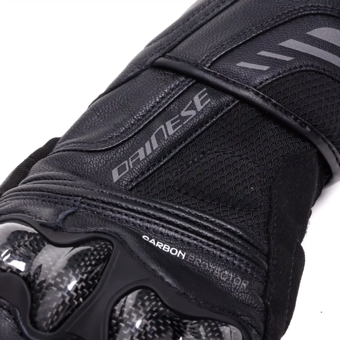 DAINESE REACTO CARBON LONG BLACK GLOVES