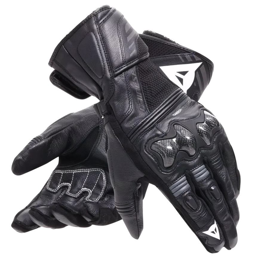 DAINESE REACTO CARBON LONG BLACK GLOVES