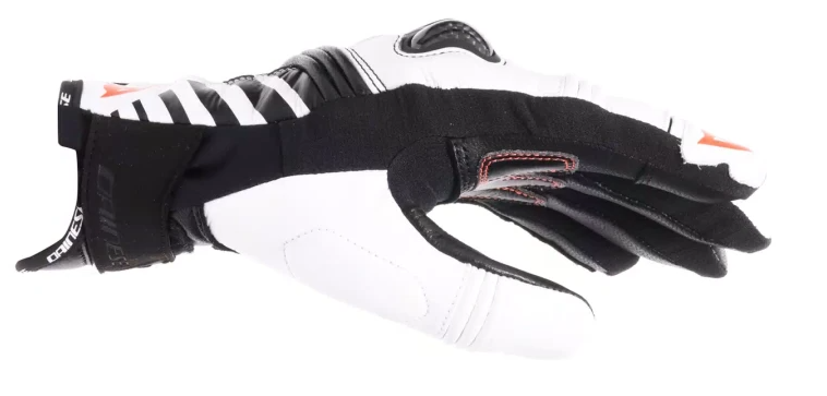 DAINESE REACTO CARBON SHORT BLACK / WHITE WOMEN GLOVES