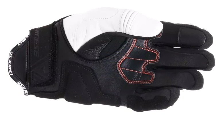 DAINESE REACTO CARBON SHORT BLACK / WHITE WOMEN GLOVES