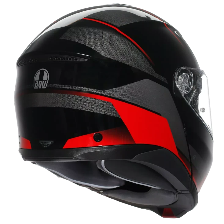 AGV TOURMODULAR E2206  PERCEPTION BLACK / RED