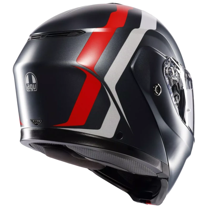 Agv Streetmodular E2206 Resia Matt Grey / Silver / Red