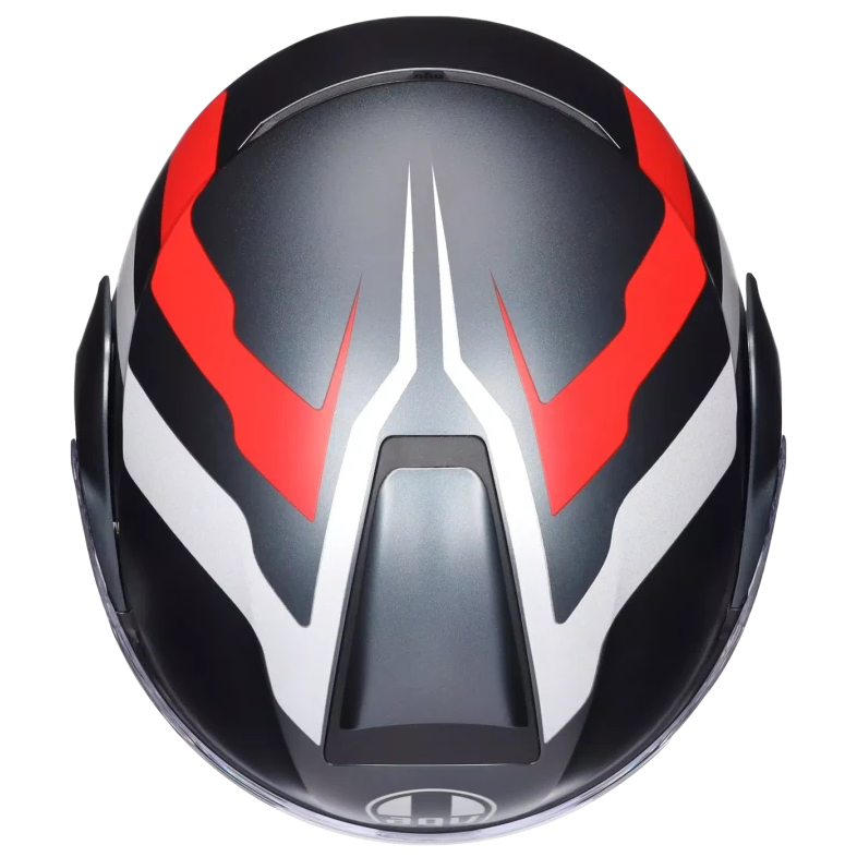 Agv Streetmodular E2206 Resia Matt Grey / Silver / Red