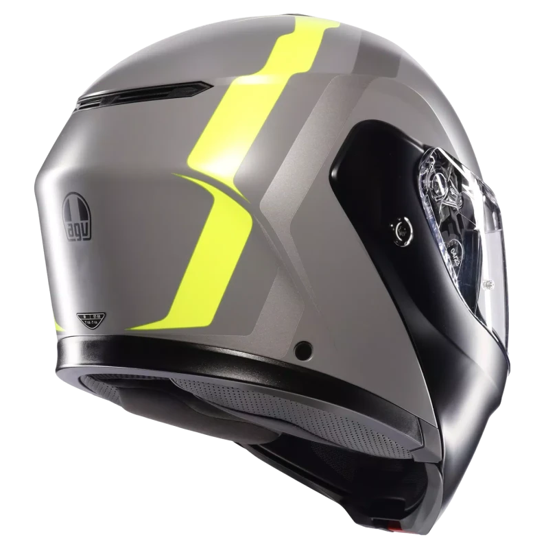 Agv Streetmodular E2206 Resia Matt Grey / Black / Yellow Fluo