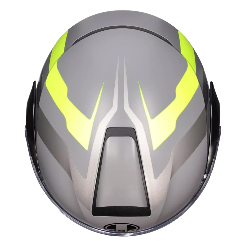 Agv Streetmodular E2206 Resia Matt Grey / Black / Yellow Fluo