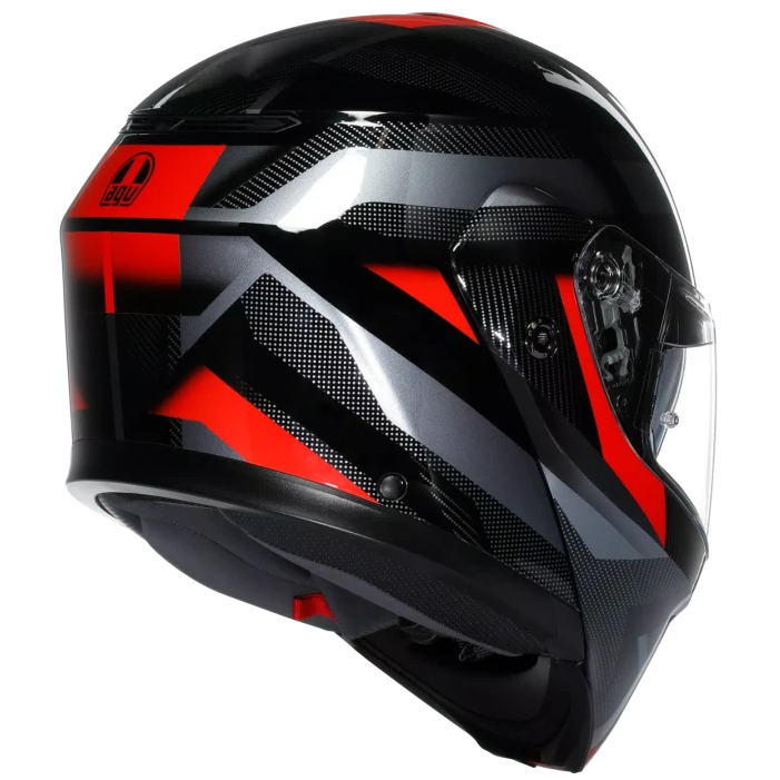 AGV STREETMODULAR E2206 LEDRO BLACK / RED