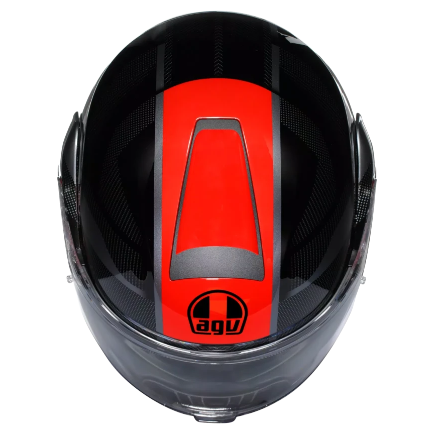AGV STREETMODULAR E2206 LEDRO BLACK / RED