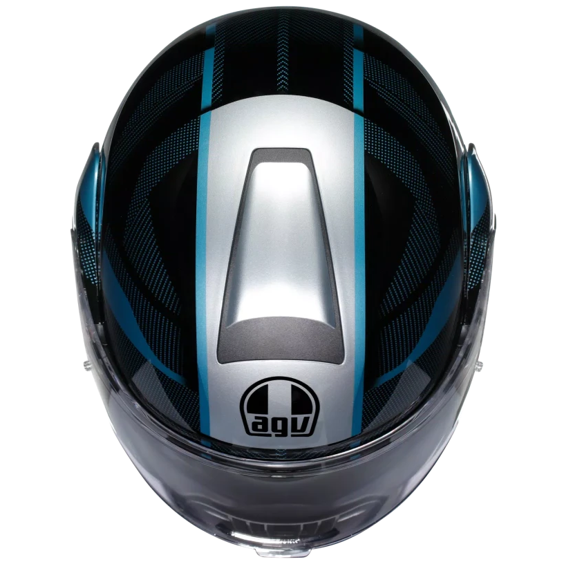 AGV STREETMODULAR E2206 LEDRO MATT BLACK / POWDER BLUE