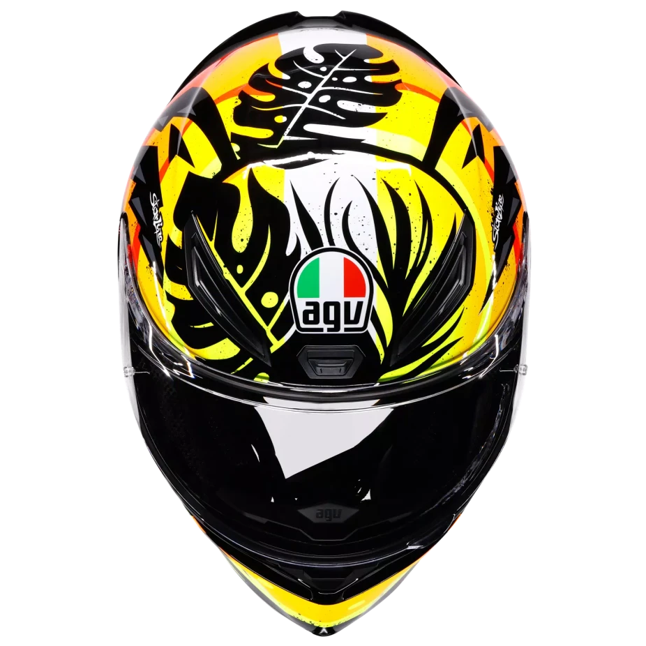 AGV K1 S E2206 TROPICRUSH BLACK / ORANGE