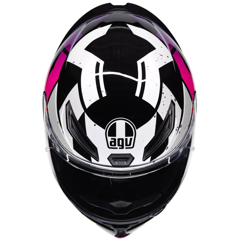 AGV K1 S E2206 PUNKPULSE BLACK / PURPLE / LIME