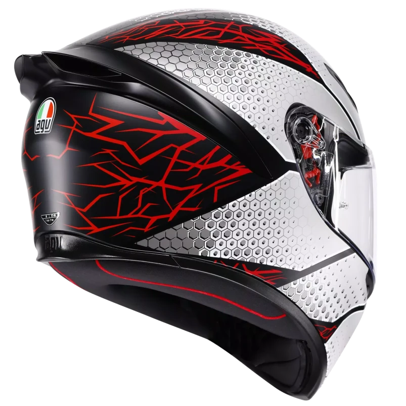 AGV K1 S E2206 SPEEDARMOR MATT BLACK / GREY / RED