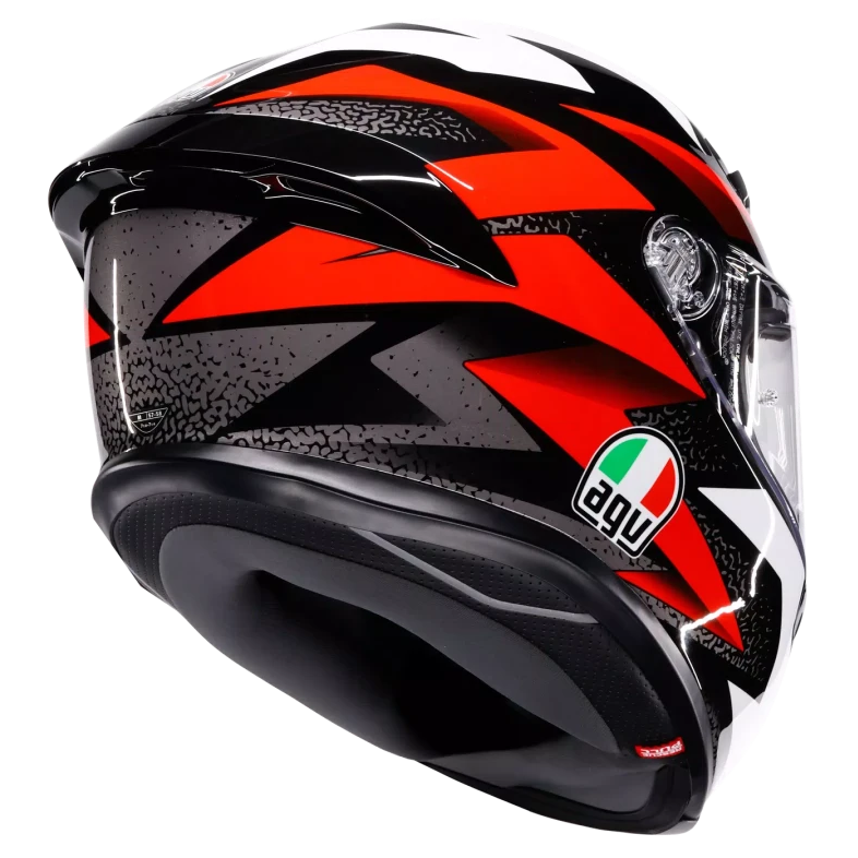 AGV K6 S E2206 BRAVEN BLACK / RED / WHITE