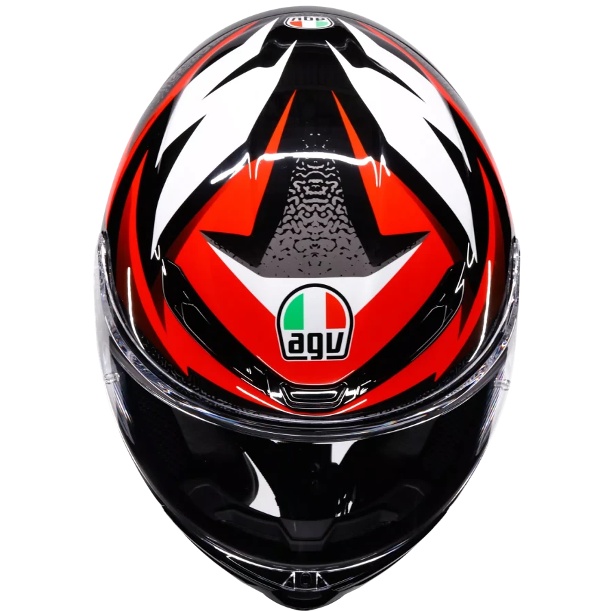 AGV K6 S E2206 BRAVEN BLACK / RED / WHITE