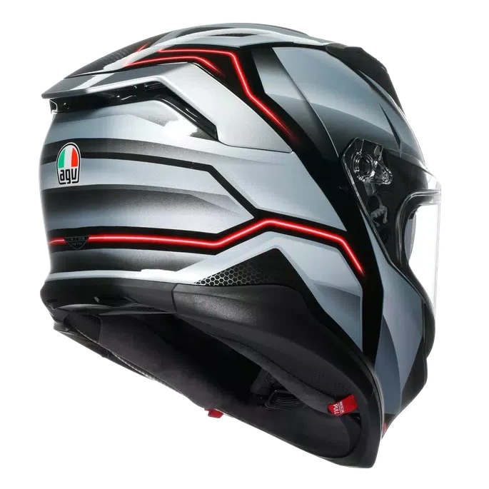 AGV K7 E2206 MPLK JAEGER BLACK SILVER