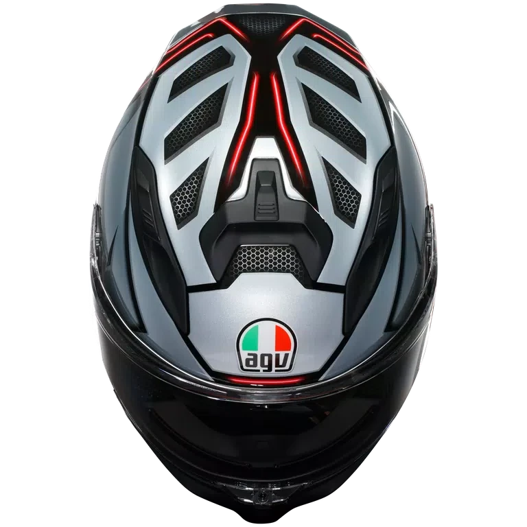 AGV K7 E2206 MPLK JAEGER BLACK SILVER