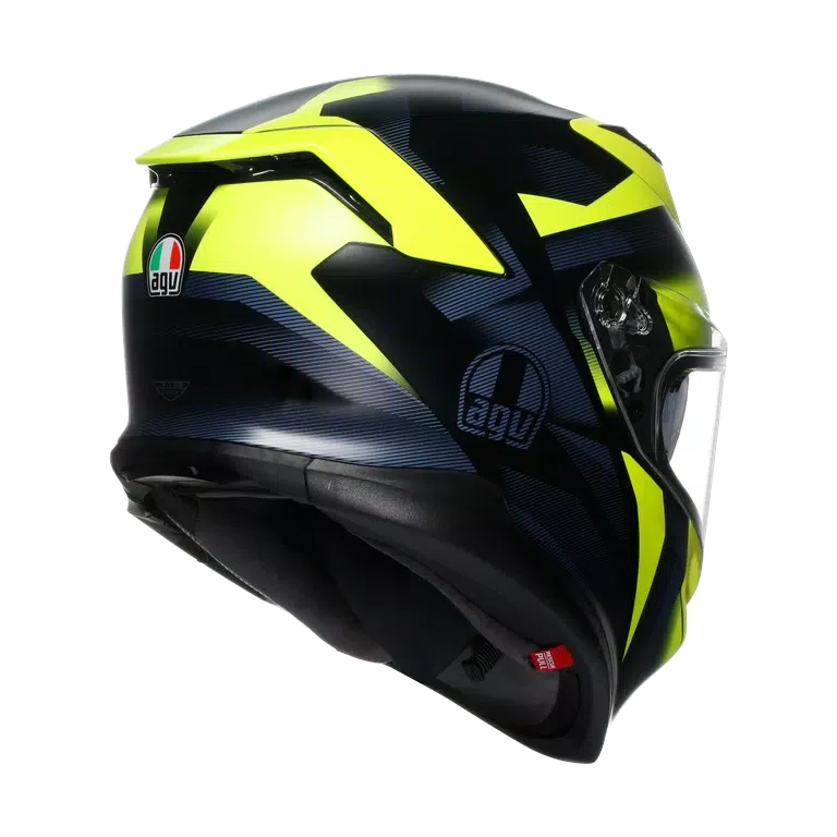 AGV K7 E2206 MPLK GLIMPSE MATT BLACK YELLOW FLUO