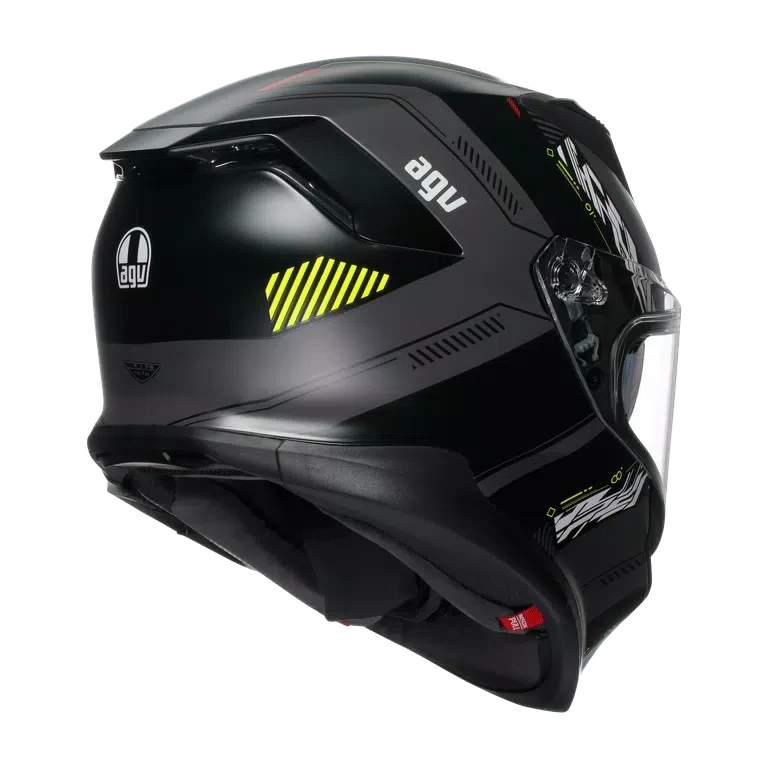 AGV K7 E2206 MPLK KYBER MATT GREY YELLOW FLUO