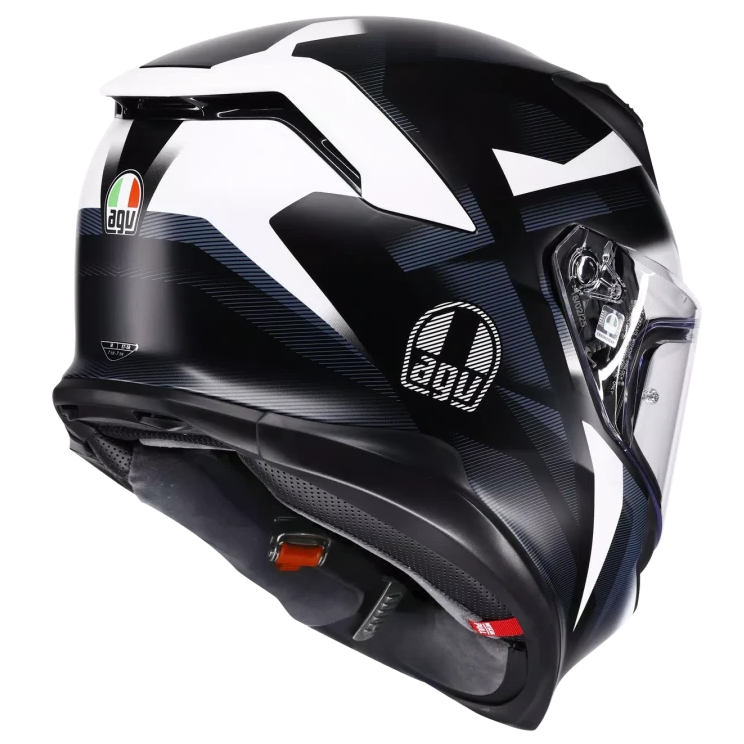 AGV K7 E2206 MPLK GLIMPSE MATT BLACK/WHITE