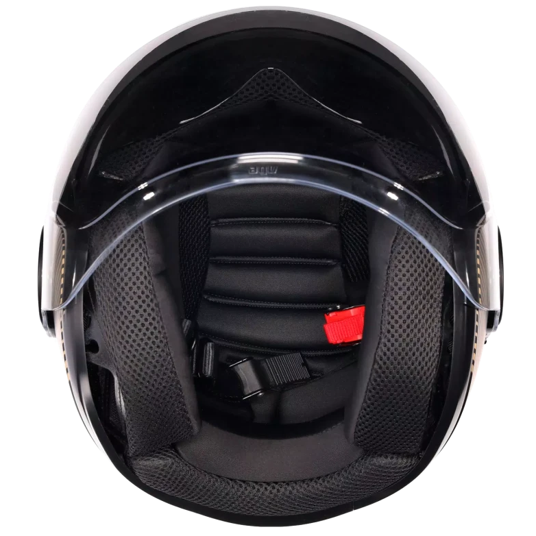 AGV ETERES E2206 PONZA MATT BLACK / GOLD