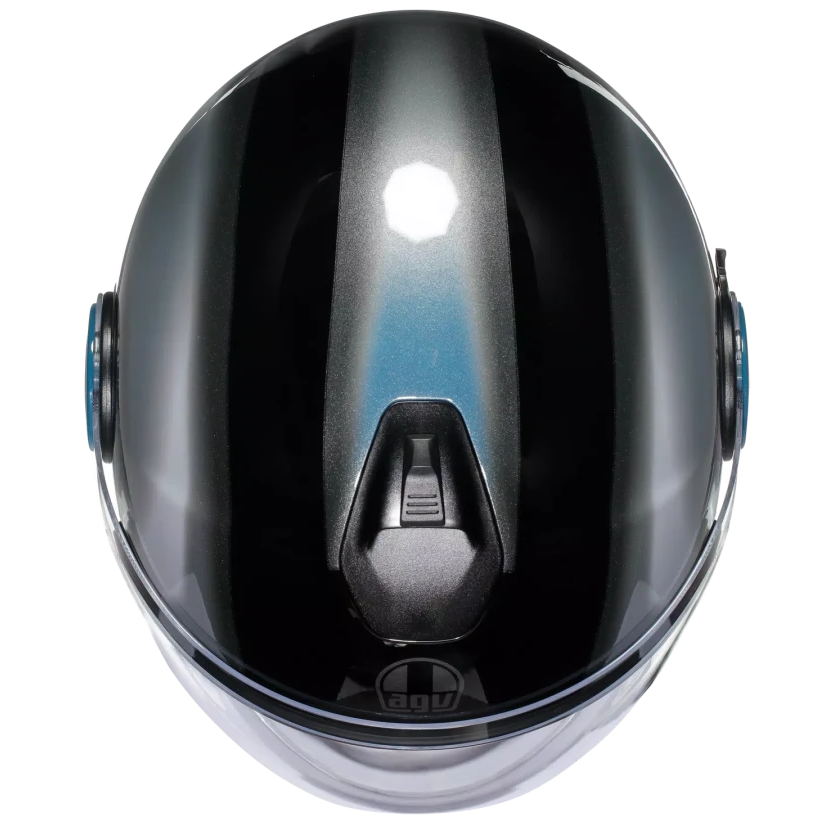 AGV ETERES E2206 LEVANTO BLACK / SILVER / BLUE