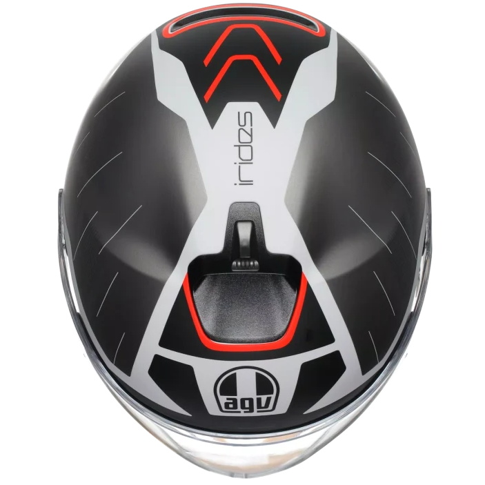 AGV IRIDES E2206 TRIESTE MATT BLACK / WHITE / RED
