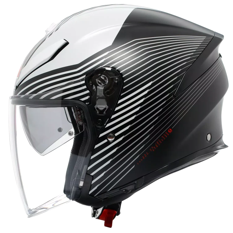 AGV K5 JET EVO E2206 CONTROL MATT BLACK / WHITE