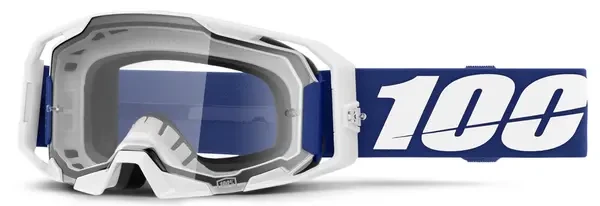 100% ARMATIC BLUE CLEAR LENS GOGGLE