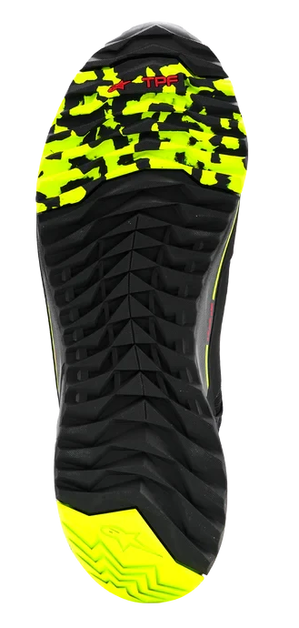 ALPINESTARS CR-X DRYSTAR BLACK / DARK GREY / YELLOW SHOES