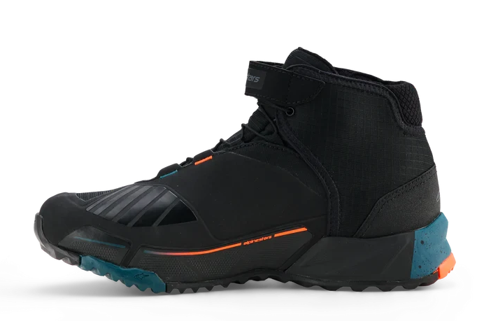 ALPINESTARS CR-X DRYSTAR BLACK / PETROL / ORANGE SHOES