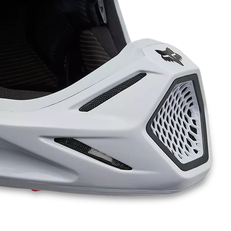 FOX V3 RS CARBON SOLID WHITE