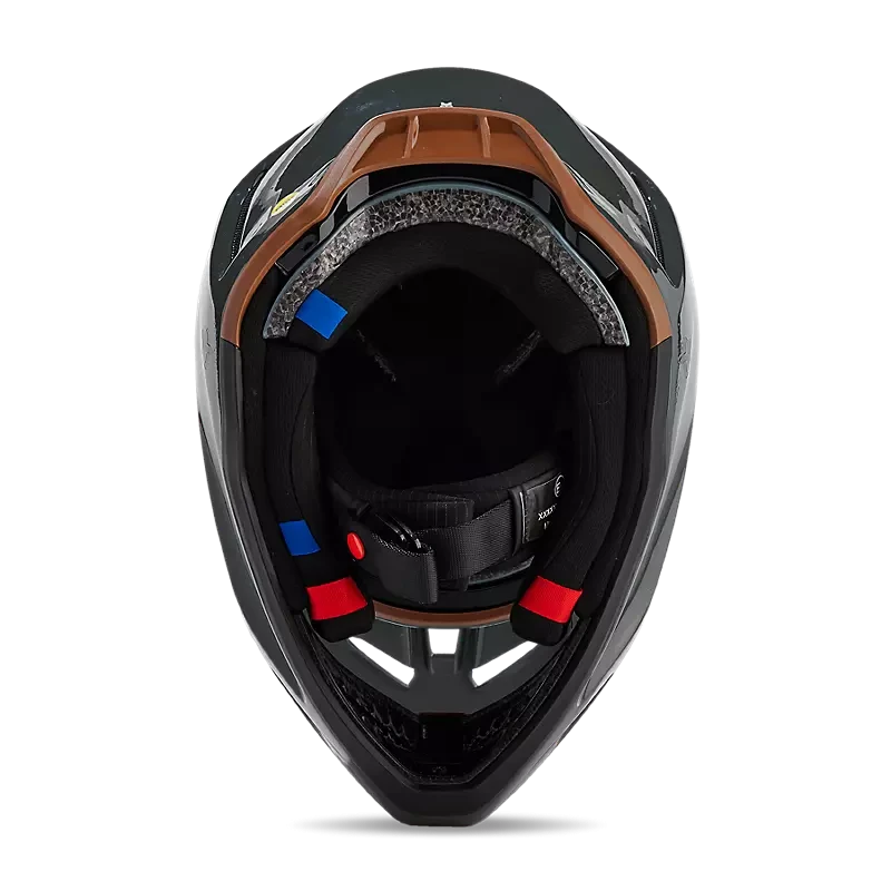 FOX V3 RS CARBON SOLID DARK BROWN