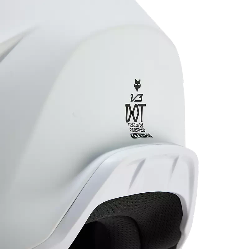 FOX V3 SOLID WHITE